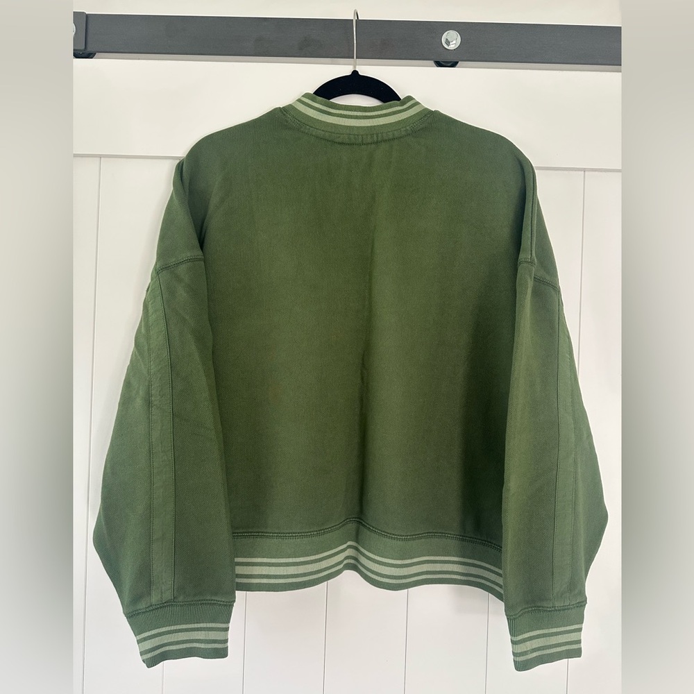 Free People Best Of Pullover Oversized XS Sweatshirt in Everglades - Picture 2 of 4